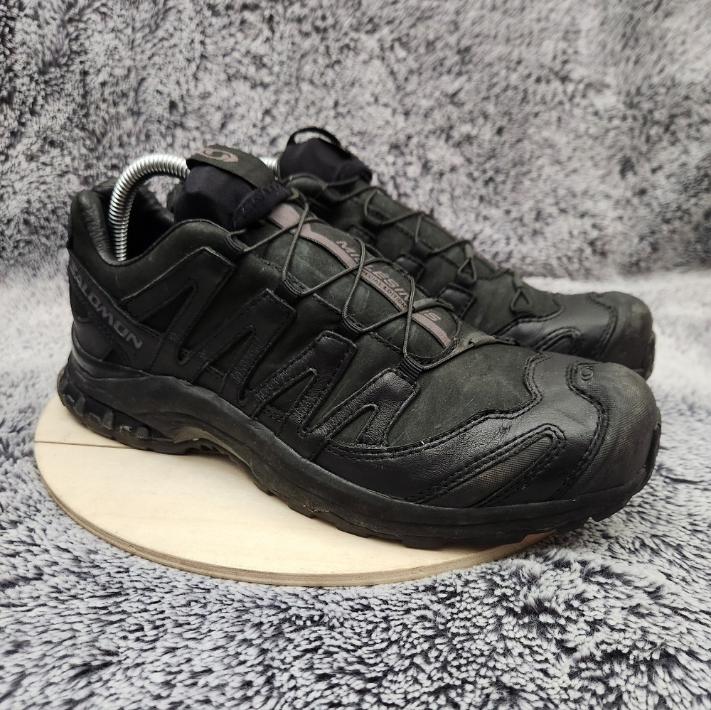 Salomon Leather Upper Ltd Edition ContraGrip Trail Running Shoes Women's Size 9